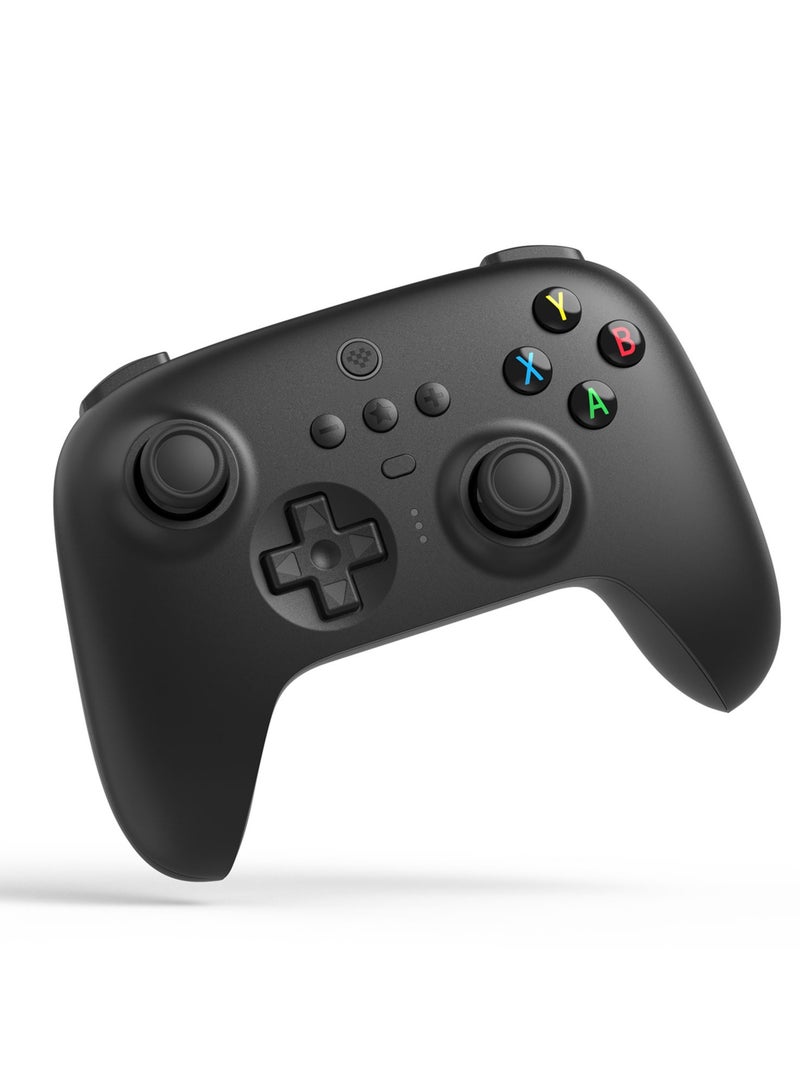 8Bitdo - Ultimate 2.4G Wireless Controller Hall Effect Joystick Update Gaming Controller with Charging Dock for PC, Android, Steam Deck & Apple Black - Image 1