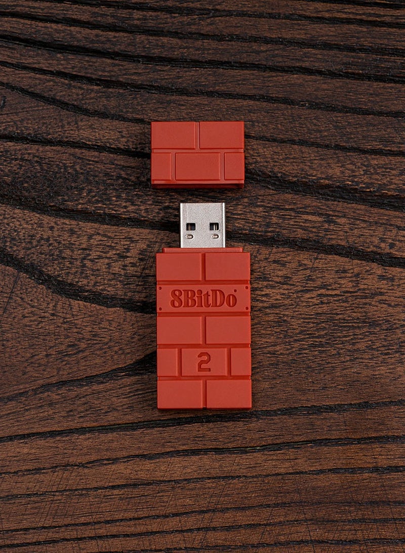 8Bitdo - Wireless USB Adapter for Switch, Windows, Mac & Raspberry Pi - Compatible with Xbox, PS5 Controllers - Image 1