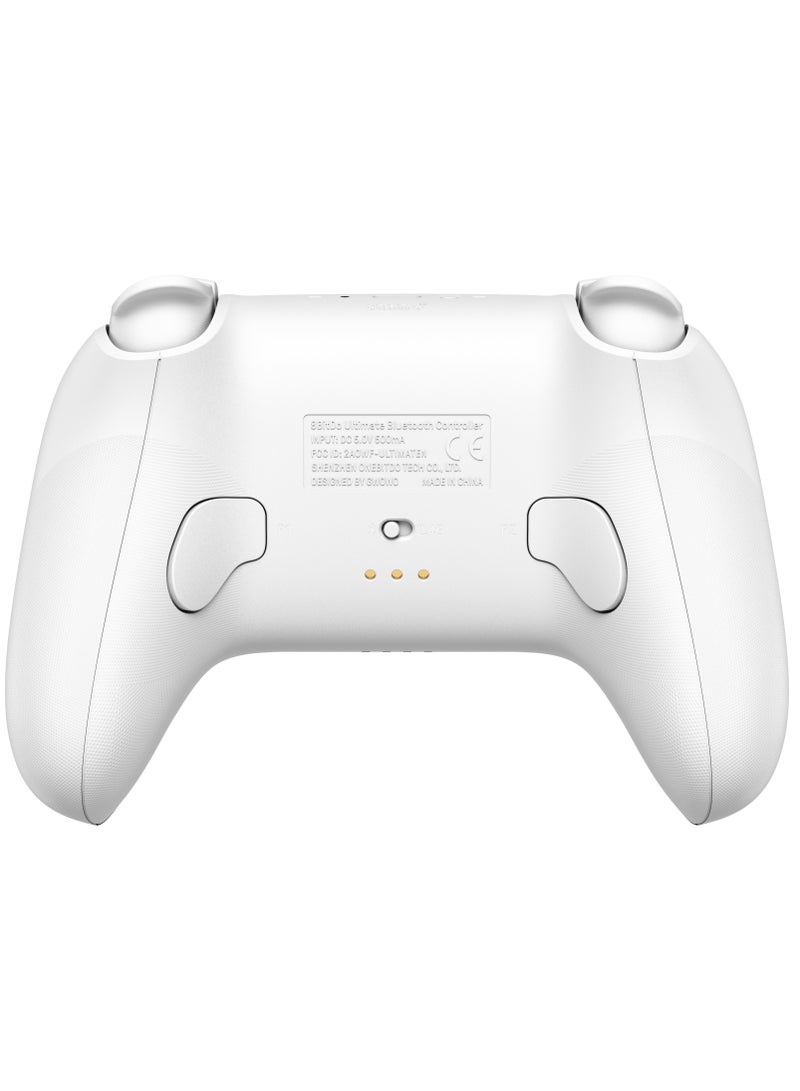 8Bitdo Ultimate Bluetooth Controller with Charging Dock, For Switch and Windows (White) - Image 5