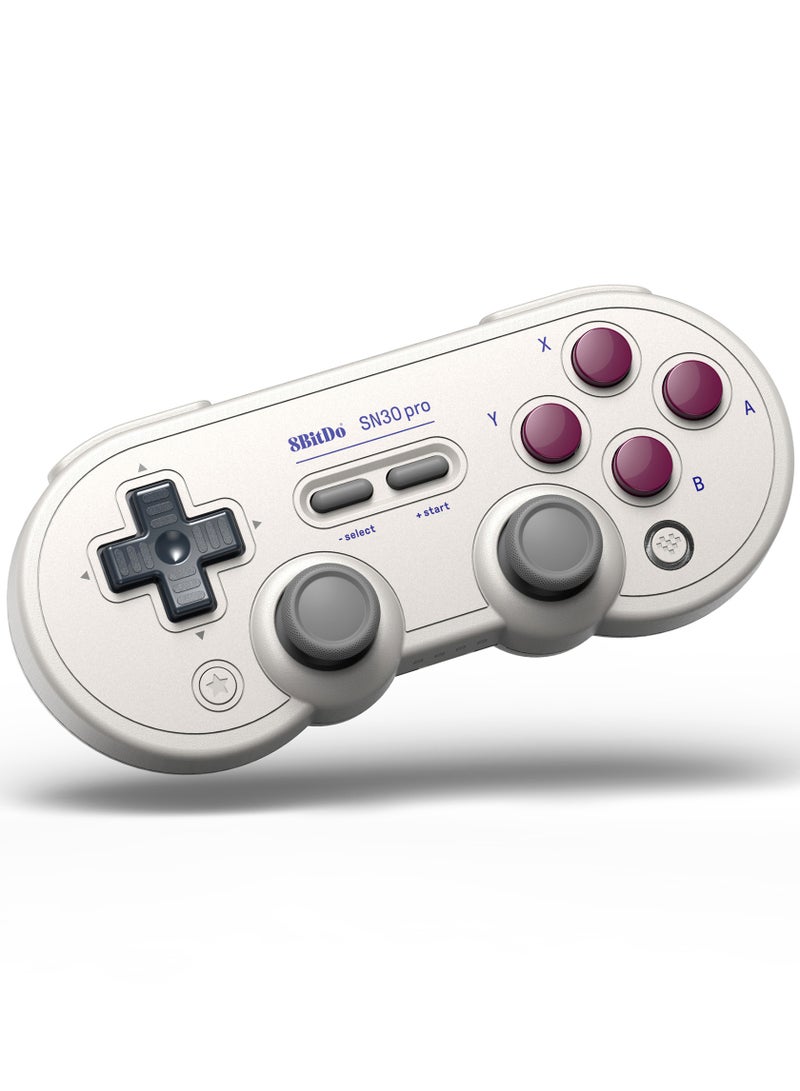 8Bitdo - 8Bitdo SN30 Pro Bluetooth Gamepad (G Classic Edition) - Nintendo Switch - Image 1