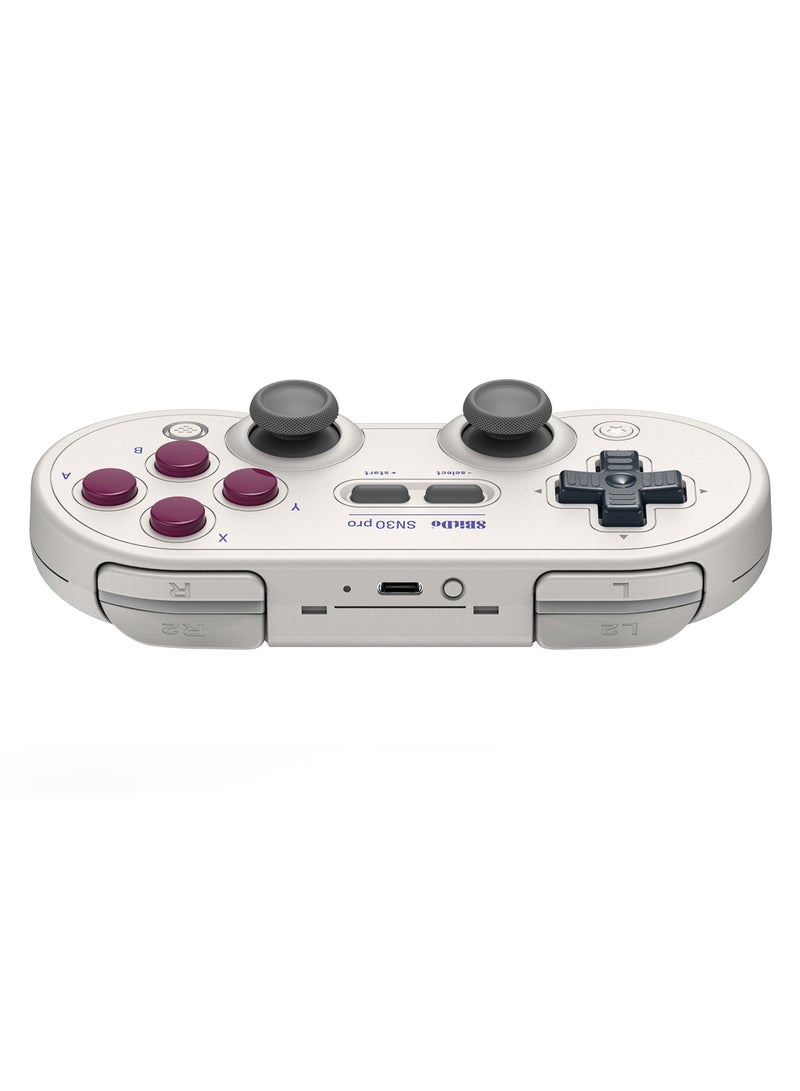 8Bitdo - 8Bitdo SN30 Pro Bluetooth Gamepad (G Classic Edition) - Nintendo Switch - Image 1
