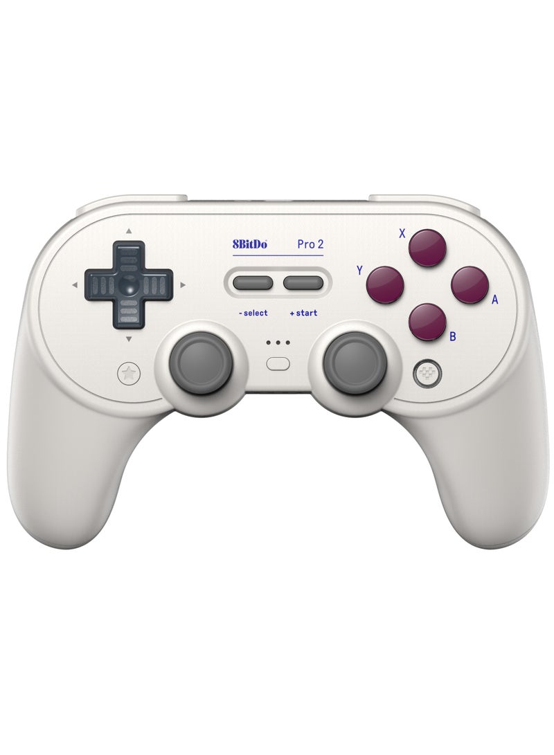 8Bitdo Pro 2 Bluetooth Controller for Switch/Switch OLED, PC, macOS, Android, Steam & Raspberry Pi (G Classic Edition) - Nintendo Switch