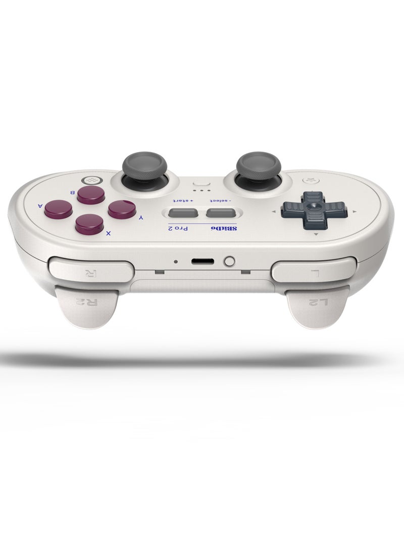 8Bitdo Pro 2 Bluetooth Controller for Switch/Switch OLED, PC, macOS, Android, Steam & Raspberry Pi (G Classic Edition) - Nintendo Switch