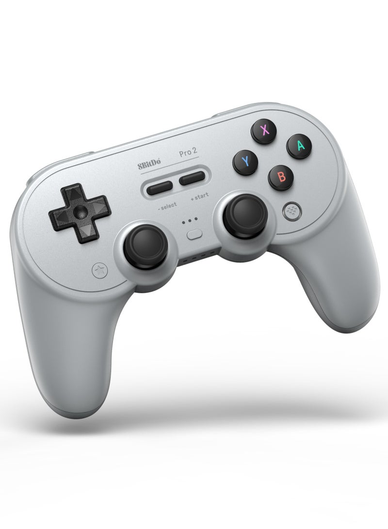 8Bitdo - 8Bitdo Pro 2 Bluetooth Controller for Switch/Switch OLED, PC, macOS, Android, Steam & Raspberry Pi (G Classic Edition) - Nintendo Switch - Image 1