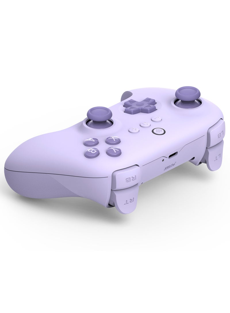 8Bitdo - 8Bitdo Ultimate C 2.4g Wireless Controller with Turbo Function and Rumble Vibration for PC Windows, Android, Steam Deck, Raspberry Pi (Lilac Purple) - Image 1