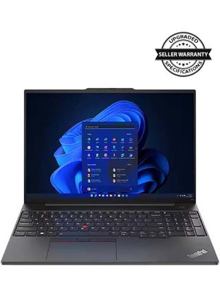 ThinkPad E16 Gen1 (21JN00CKGP) (Upgraded Version) Laptop With 16-Inch Display, Core-i7-13700H Processor/16GB RAM/1TB SSD/Windows 11 Pro/Intel Iris Xe Graphics + Topload Case English Black - pnsku/N70052640V/45/_/1741620972/4ea937cc-b80b-4e97-9af7-ac4c740fde6e