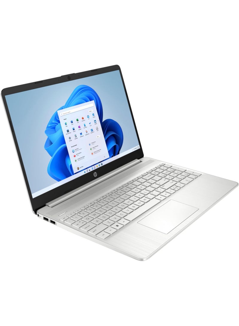 HP 15s Business (Upgraded Version) Laptop With 15.6-Inch FHD Display, Core i5-1235U Processor/8GB RAM/512GB SSD/Intel Iris XE Graphics/Windows 11 English Natural silver  - Image 2