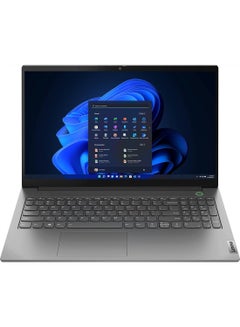 ThinkBook 15 Gen 4 (Upgraded Version) Laptop With 15.6-Inch FHD Display, Core i7-1255U Processor/16GB RAM/512GB SSD/Intel Iris XE Graphics/Windows 11 Pro English Mineral Grey