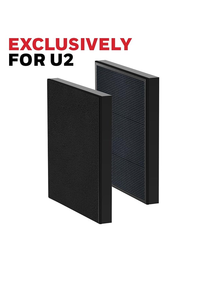 هوني ويل فلتر هانيويل إير تاتش U2 مع محفز بارد مركب وفلتر كربون نشط، يزيل الفورمالديهايد، المركبات العضوية المتطايرة، الدخان، الأبخرة السامة والروائح - Image 4