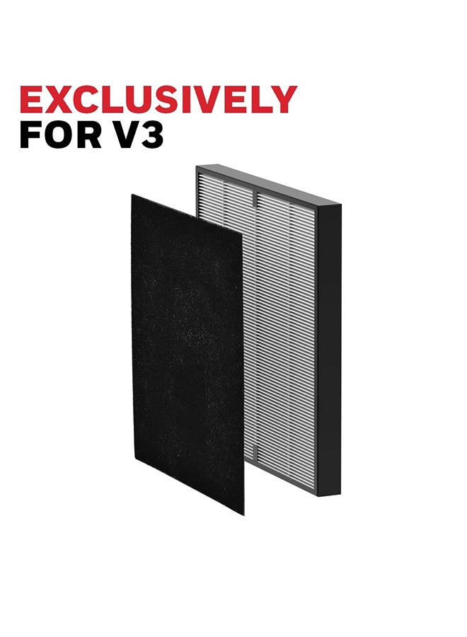 هوني ويل فلتر مسبق مركب Honeywell Air Touch V3 مع HEPA H13، يزيل 99.95% من المواد المسببة للحساسية، الملوثات، PM2.5، الغبار، الألياف وحبوب اللقاح - Image 4