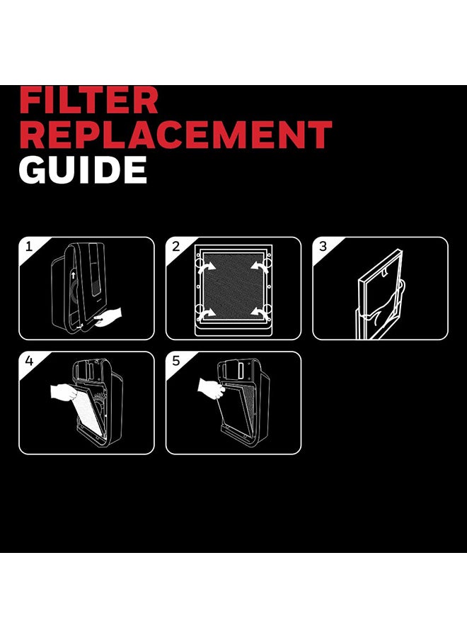 هوني ويل فلتر هانيويل إير تاتش V4 المركب مع محفز بارد وفلتر كربون نشط، يزيل الفورمالديهايد، المركبات العضوية المتطايرة، الدخان، الأبخرة السامة والرائحة - Image 3