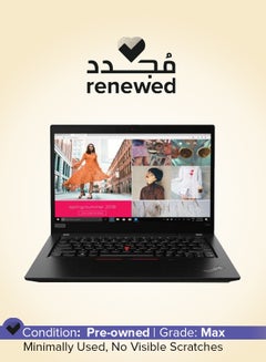 Renewed - ThinkPad X390 2018 Laptop With 13.3-Inch Display,Intel Core i5 Processor/Quad Core/16GB RAM/512GB SSD/Intel UHD Graphics 620 English Black