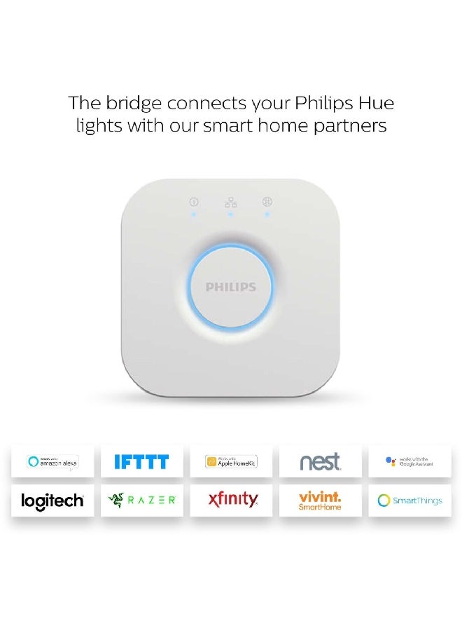 Philips - Bluetooth Controlled 5V Hue Bridge Smart Lighting System White PHI-929001180631 - Image 1