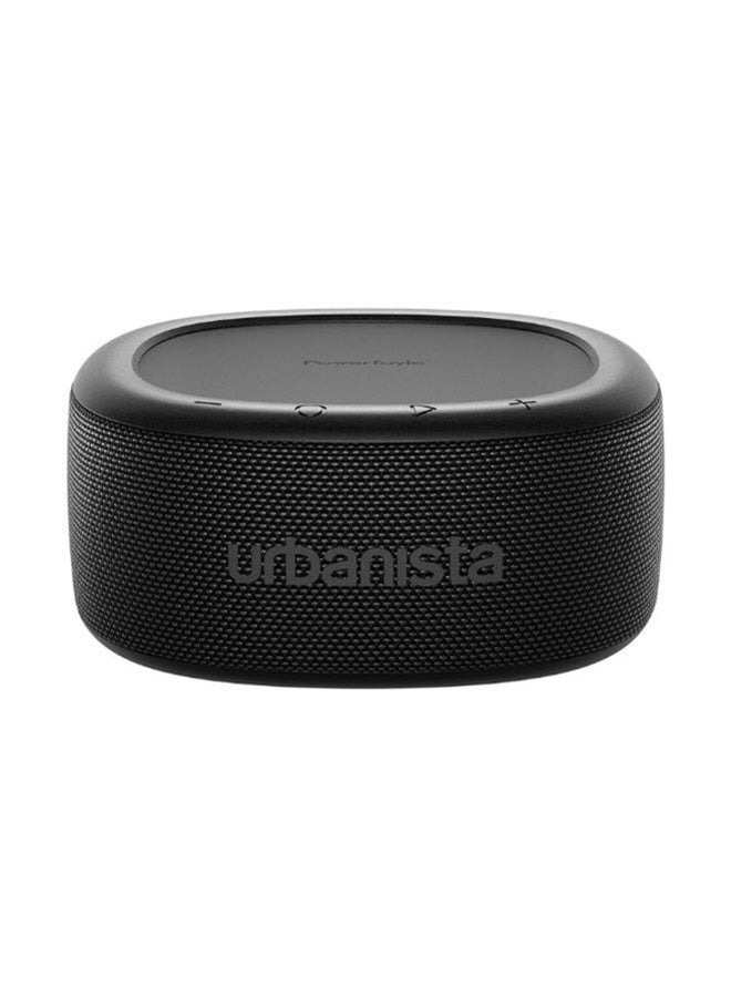 Urbanista Malibu Bluetooth Speaker, Solar Powered 20W Wireless Speaker With 45H Playtime, Waterproof IPX7, Stereo Sound, Dual Pairing, Portable Speaker For iPhone, Samsung And More Black 