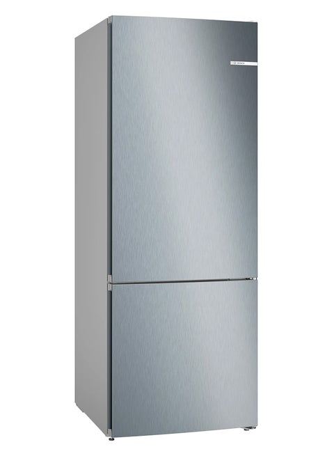Free-Standing Fridge-Freezer with MultiAirflow, with AirFresh Filter for Optimal Freshness 100 W KGN55VL21M Stainless Steel
