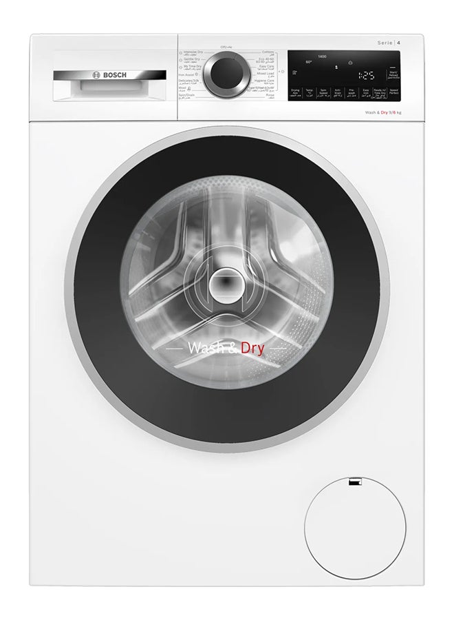 بوش غسالة ومجفف السلسلة 4 1400 دورة في الدقيقة، 9/6 كجم، زر ضغط، Aquastop، ضمان سنة واحدة من الشركة المصنعة - Image 2