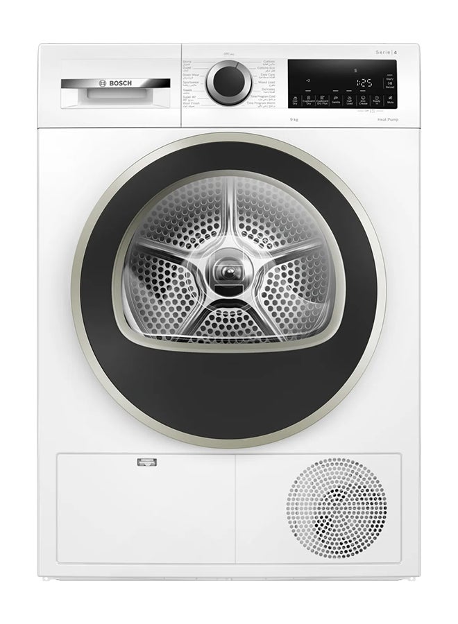 BOSCH Heat Pump Dryer, 9 kg, with Sensitive Drying System, and AutoDry 9 kg 2300 W WQG24200GC White 