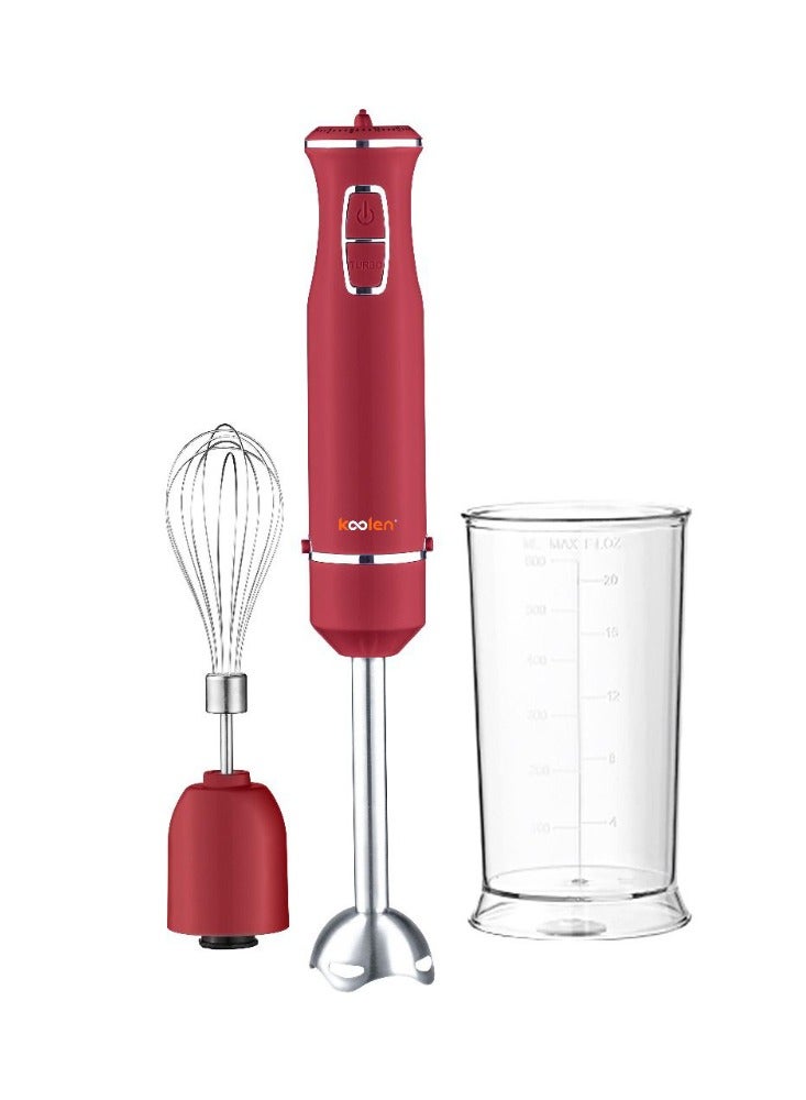 3-In-1 Electric Hand Food Blender 801.114.002 Red