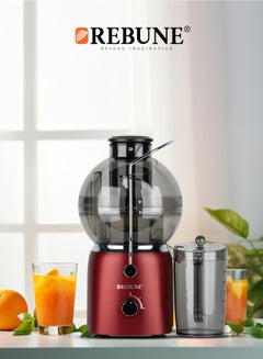 REBUNE Ultra-Fast Fruit Juicer, Squeezing Whole Fruits, Anti-Drip 800 W RE-2-175 Red  - Image 2