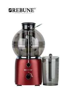 REBUNE Ultra-Fast Fruit Juicer, Squeezing Whole Fruits, Anti-Drip 800 W RE-2-175 Red  - Image 3