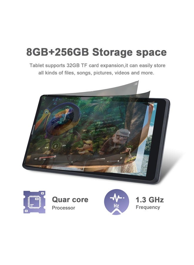 C idea - 8 Inch Android 12 Tablet 8Gb Ram+256Gb Rom 800*1280 IPS Screen With Protect Case, Keyboard CM835 - Image 1