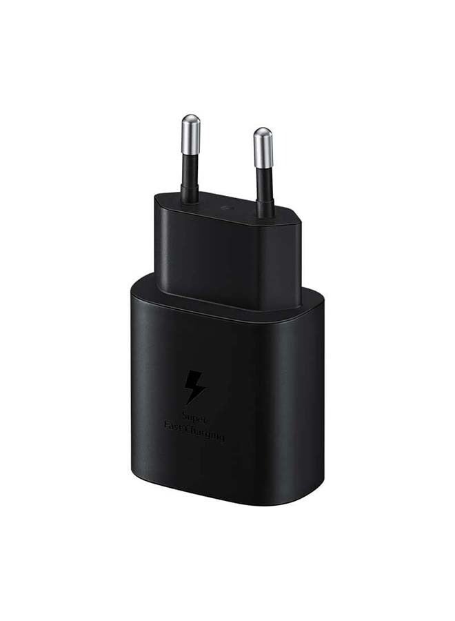 Samsung 25W Adapter USB-C Super Fast Charging Travel Adapter (EU Plug) Black - Image 2