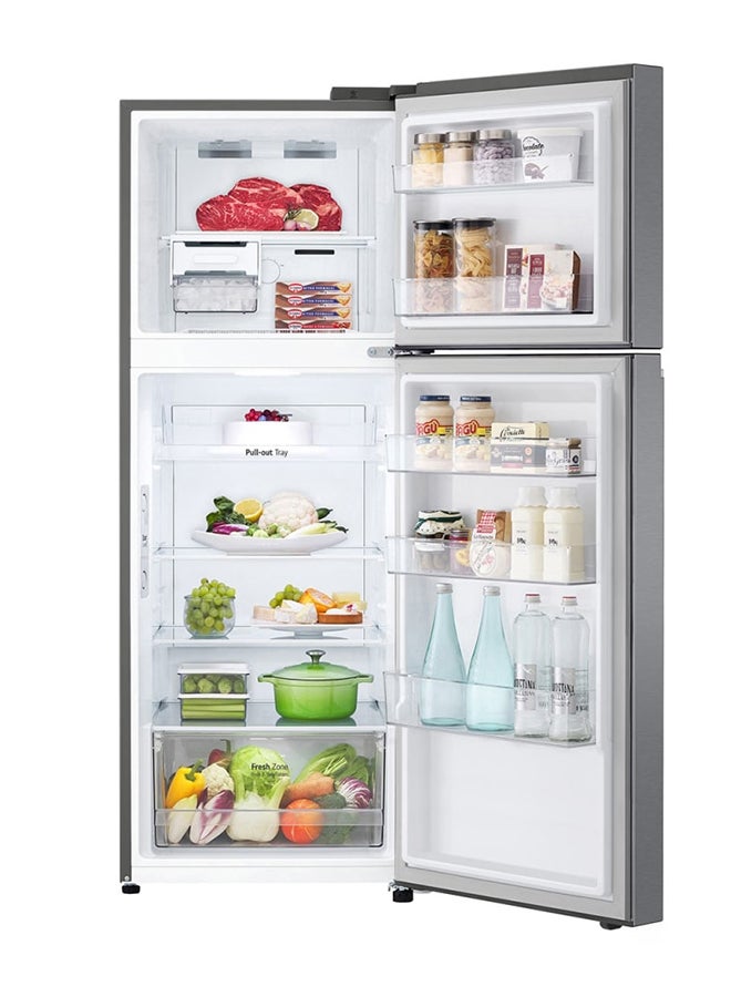 LG - 315L Net Capacity Double Door No Frost Refrigerator With Smart Inverter Compressor,Door Cooling+ Technology GN-B432PQGB Dark Graphite Steel - Image 1