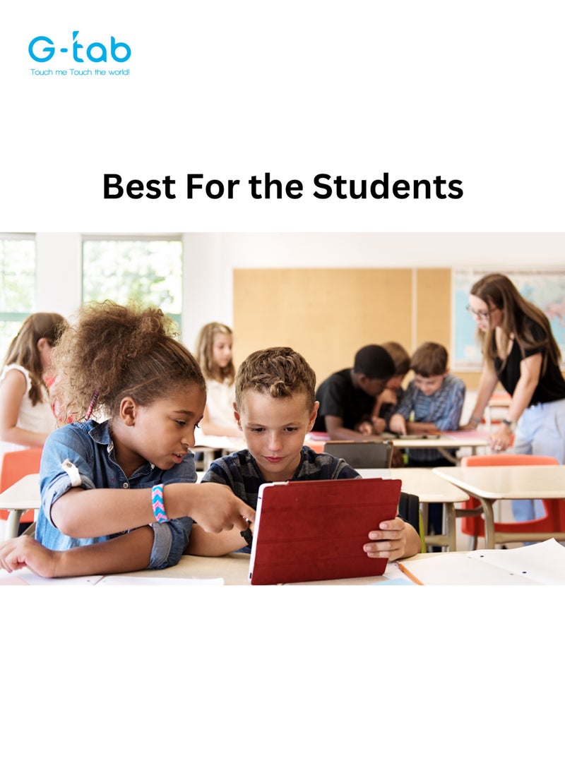 G-Tab S50 Tablet/10.95 Inches Screen/4G Dual Sim/Octa Core 2.0GHz/18W Fast Charge/8Gb Ram + 256GB ROM/5Mp Front + 13Mp Rear Camera/7680 mAh Battery/Android 13/Includes Touch Pen, OTG, Tempered Glass - Image 3