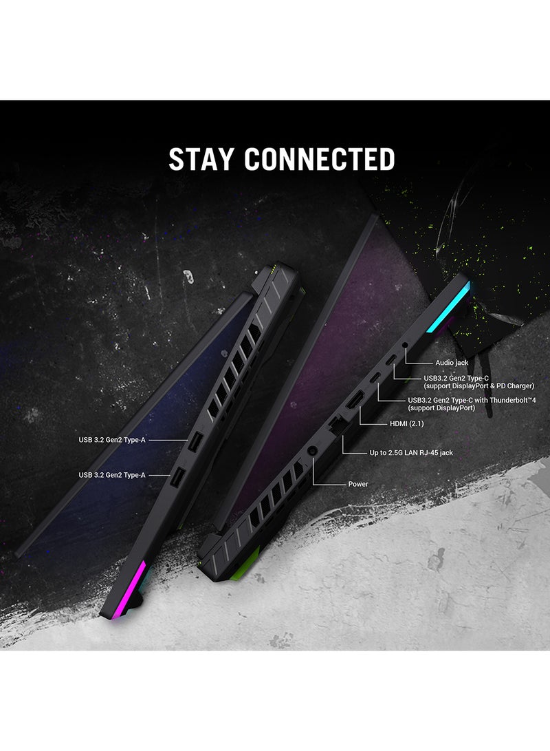 ASUS - ROG STRIX G16 G614JZR-I9321G Laptop With 16-Inch 240Hz Display, Core i9-14900HX Processor/32GB RAM/1TB SSD/12GB NVIDIA Geforce RTX 4080 Graphics Card/Windows 11 Home English/Arabic Gray - Image 1
