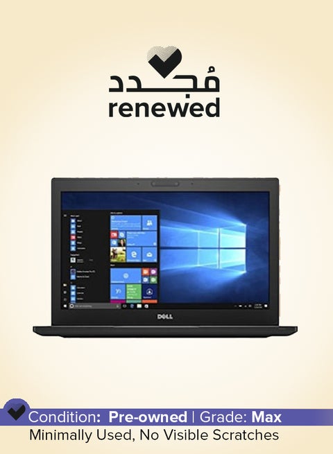 Renewed - Latitude E7280 2017 Laptop With 12.5-inch Display,Intel Core i5 Processor/Quad Core/16GB RAM/128GB SSD/intel HD 620 Grapichs English Black