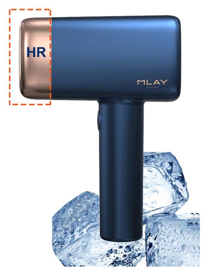 ملاي جهاز إزالة الشعر بالليزر T14 غير مؤلم بضغط الثلج، 500000 ومضة لنزع الشعر لكامل الجسم وخط البيكيني والذراع والإبط والوجه والساق الخلفية (مصباح HR واحد) - Image 1