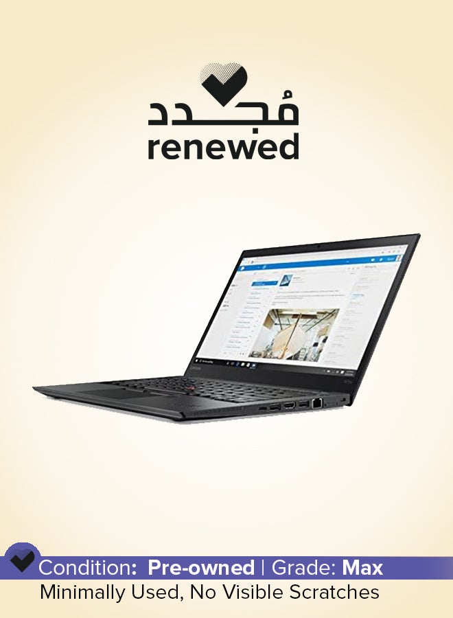 Lenovo - Renewed - ThinkPad T470S 2017 Laptop With 14-Inch Display,Intel Core I7 Processor/Quad Core/4GB RAM/512GB SSD/Intel HD 620 Grapichs English Black - Image 1