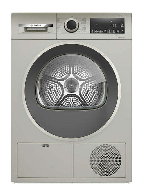 Heat Pump Dryer, 9 kg, with Sensitive Drying System, and AutoDry 9 kg 2300 W WQG2410XGC Silver