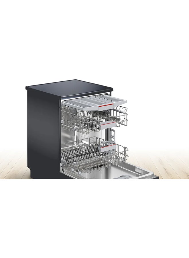 BOSCH Freestanding Dishwasher, 60 cm, with Smart Loading Options, Silence Plus, HygienePlus 10.3 L 2400 W SMS4HMC65M Black  - Image 4