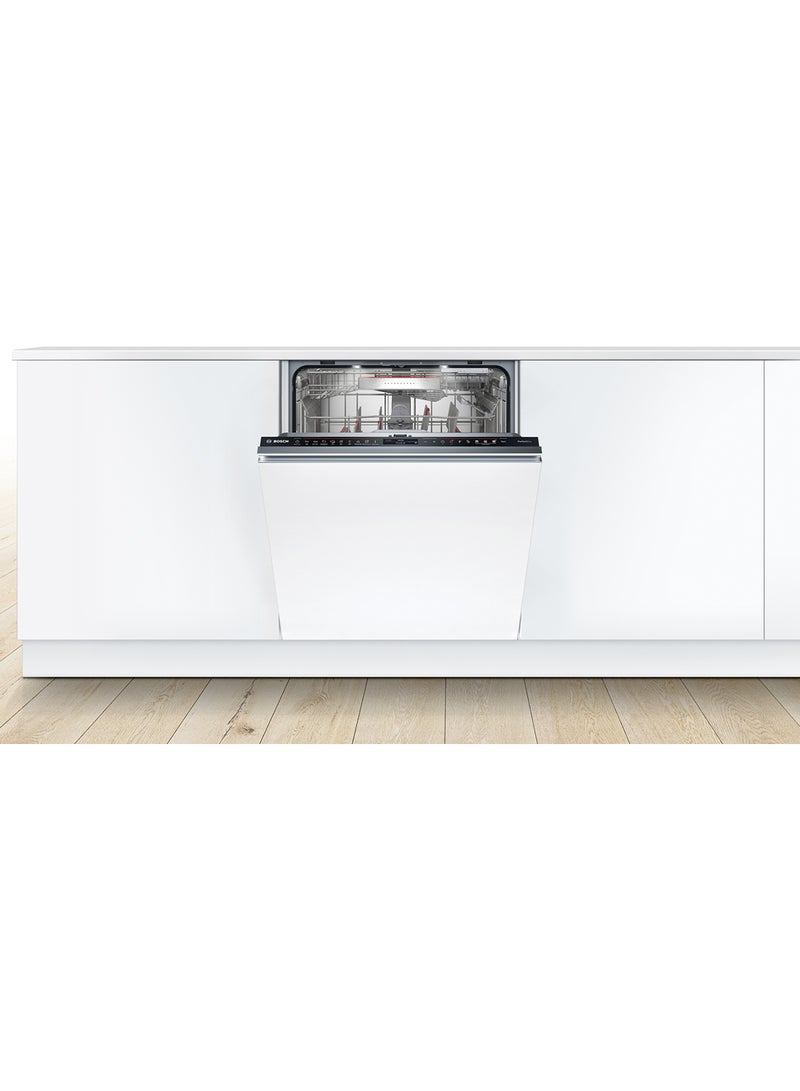 بوش Fully Integrated Dishwasher with Flexible Loading, Stainless Steel, with SilencePlus and AquaStop 2400 W SMV8ZDX86M White  - Image 2