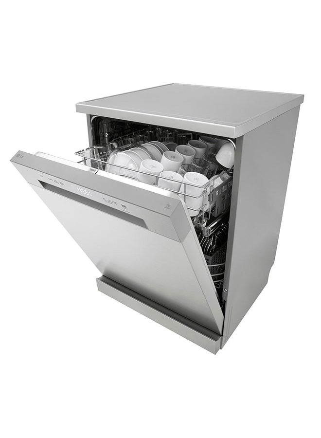 LG - QuadWash™ Dishwasher, Inverter Direct Drive 14 kg DFC612FV Prime Silver - Image 1