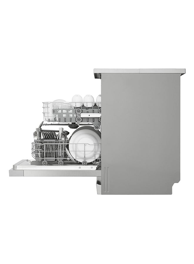 LG - QuadWash™ Dishwasher, Inverter Direct Drive 14 kg DFC612FV Prime Silver - Image 1