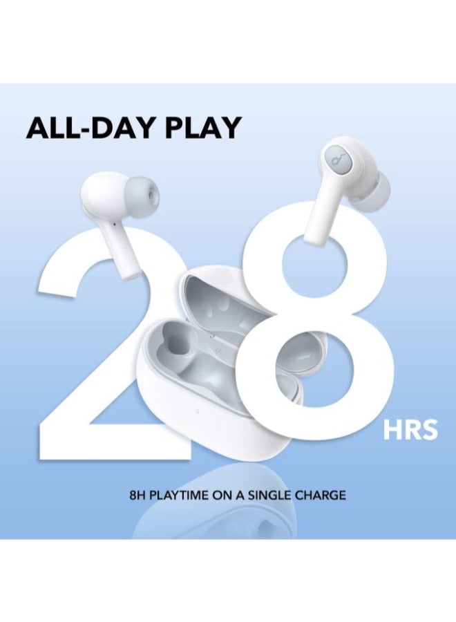 Anker True Wireless Earbuds, AI-Enhanced Calls, Life P2i white  - Image 2