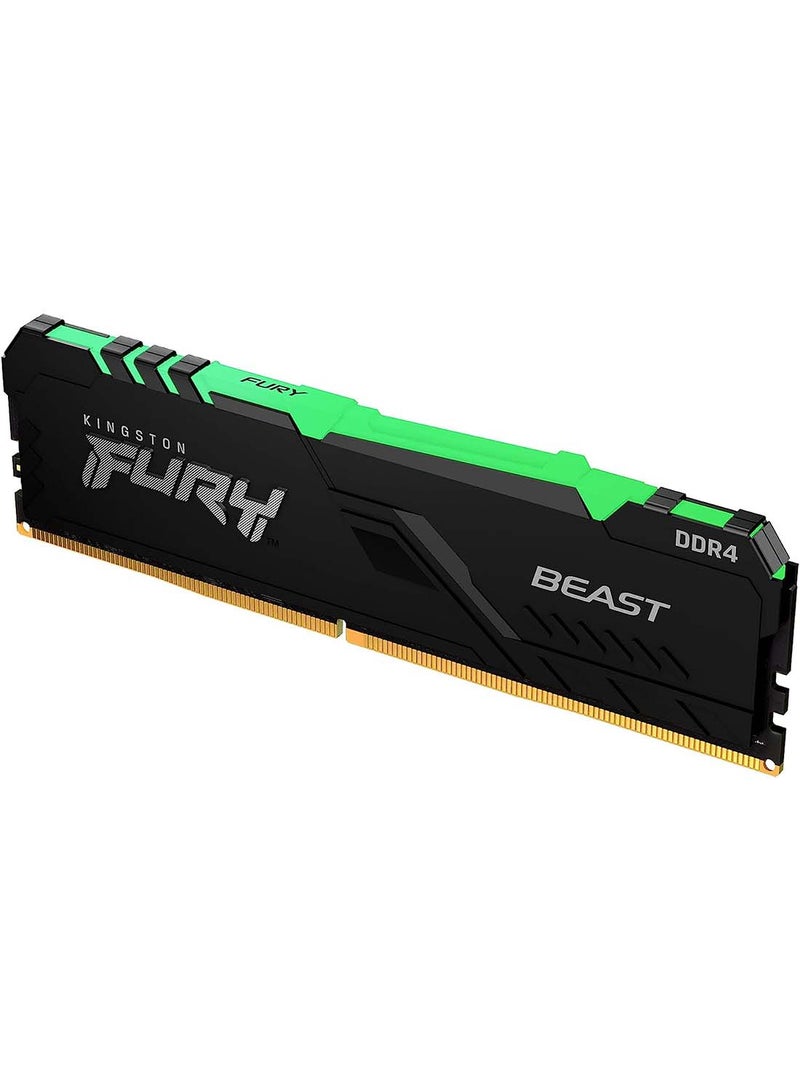 Kingston - FURY Beast RGB 8GB 3600MHz DDR4 CL17 Desktop Speicher Einzelnes Modul KF436C17BBA/8 - Image 1