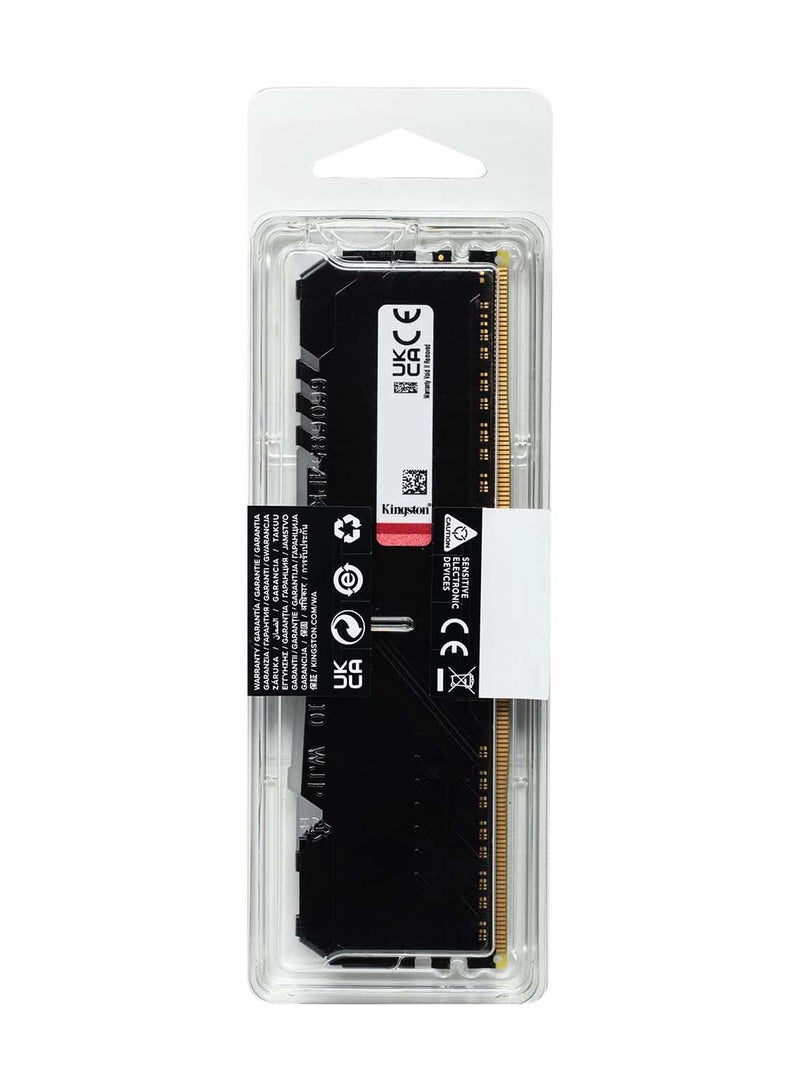 Kingston - FURY Beast RGB 8GB 3600MHz DDR4 CL17 Desktop Speicher Einzelnes Modul KF436C17BBA/8 - Image 1