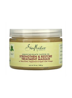 SheaMoisture Jamaican Black Castor Oil Strengthen And Restore Treatment Masque 340grams  - Image 1