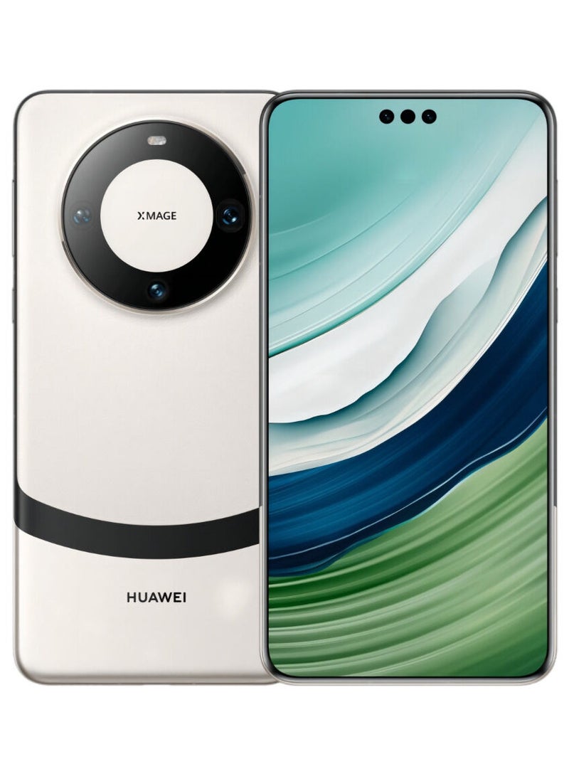 هواوي Mate 60 Pro+ 16GB+512GB شاشة التعرف على بصمة الإصبع 6.82 بوصة HarmonyOS 4.0 Kirin 9000S ثماني النواة حتى 2.62 جيجا هرتز NFC OTG الإصدار الصيني الأبيض  - Image 1