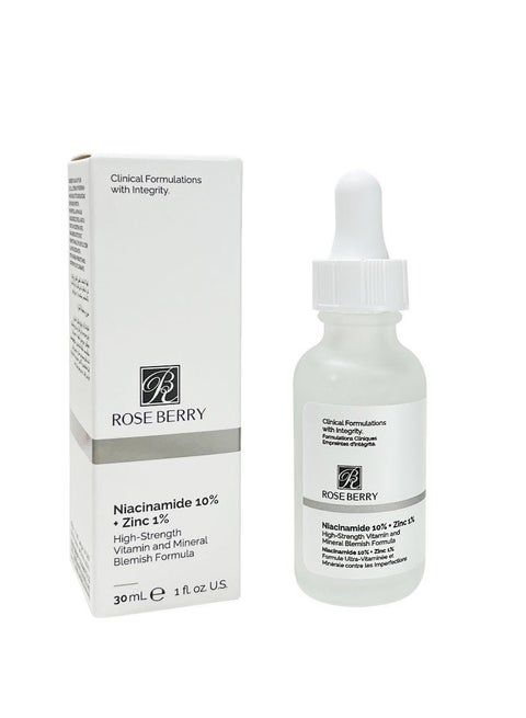 Niacinamide 10% + Zinc 1% High Strength Vitamin And Mineral Blemish Formula Clear 30ml