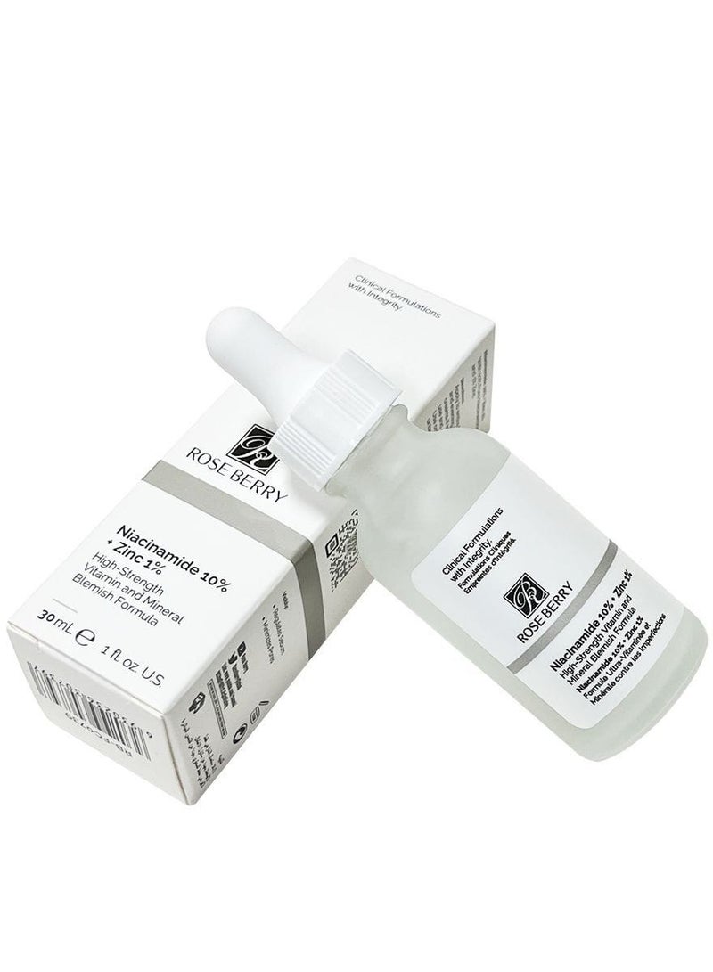 Niacinamide 10% + Zinc 1% High Strength Vitamin And Mineral Blemish Formula Clear 30ml