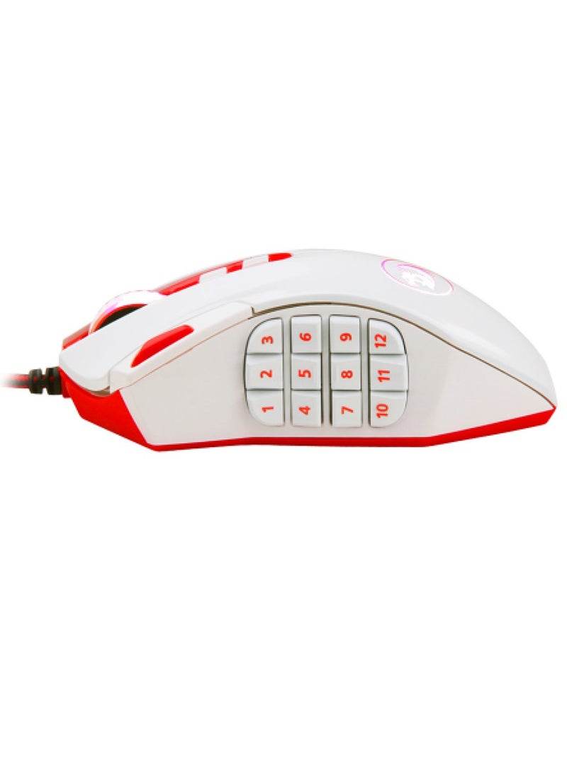 REDRAGON M901 PERDITION 3 Wired Gaming Mouse – 24000DPI (White) - 1200FPS , Super Fast Game Engine - Image 2