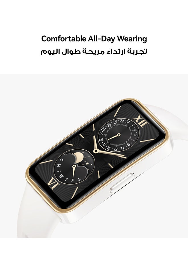 هواوي ساعة ذكية باند 9، تصميم نحيف للغاية ومريح في الارتداء، تحليل علمي للنوم، عمر بطارية متين، نظام تشغيل IOS وAndroid أصفر ليموني - Image 3