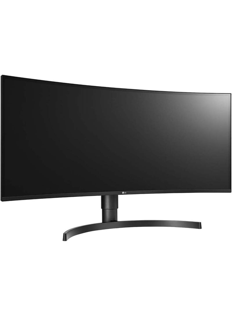 34-Inch UltraWide WQHD VA Curved Monitor with USB Type-C, 100Hz Refresh Rate, 5ms (GtG), HDR10, 16.7M Colors / sRGB 99%, HDR10, AMD FreeSync, One Click Stand, USB-C 65 W, DP / HDMI | 34WR55QC-B Black