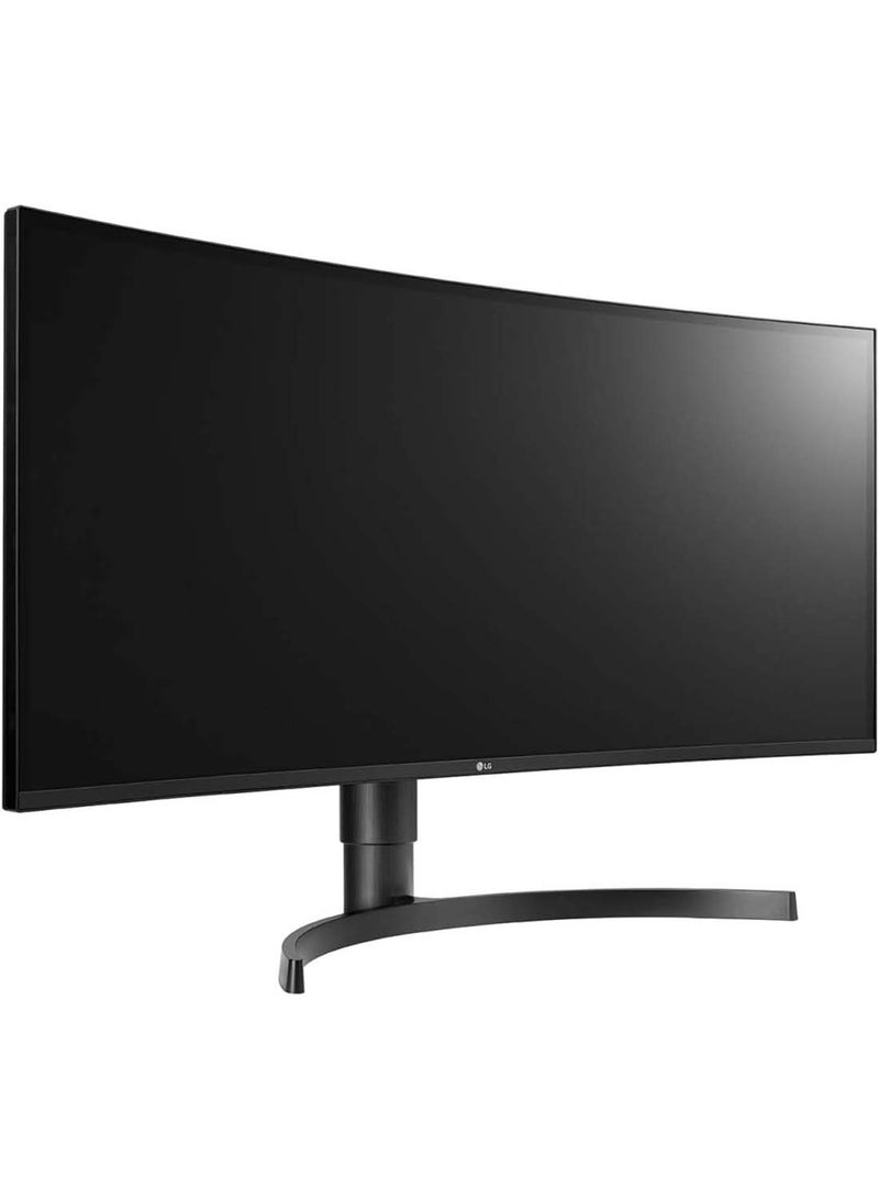 34-Inch UltraWide WQHD VA Curved Monitor with USB Type-C, 100Hz Refresh Rate, 5ms (GtG), HDR10, 16.7M Colors / sRGB 99%, HDR10, AMD FreeSync, One Click Stand, USB-C 65 W, DP / HDMI | 34WR55QC-B Black