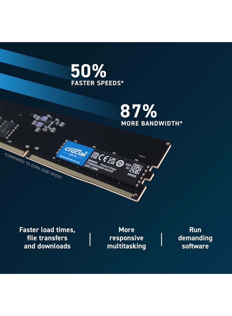 كروشيال - ذاكرة DDR54800 16 جيجابايت UDIMM CL40 (16 جيجابايت بت) - Image 1