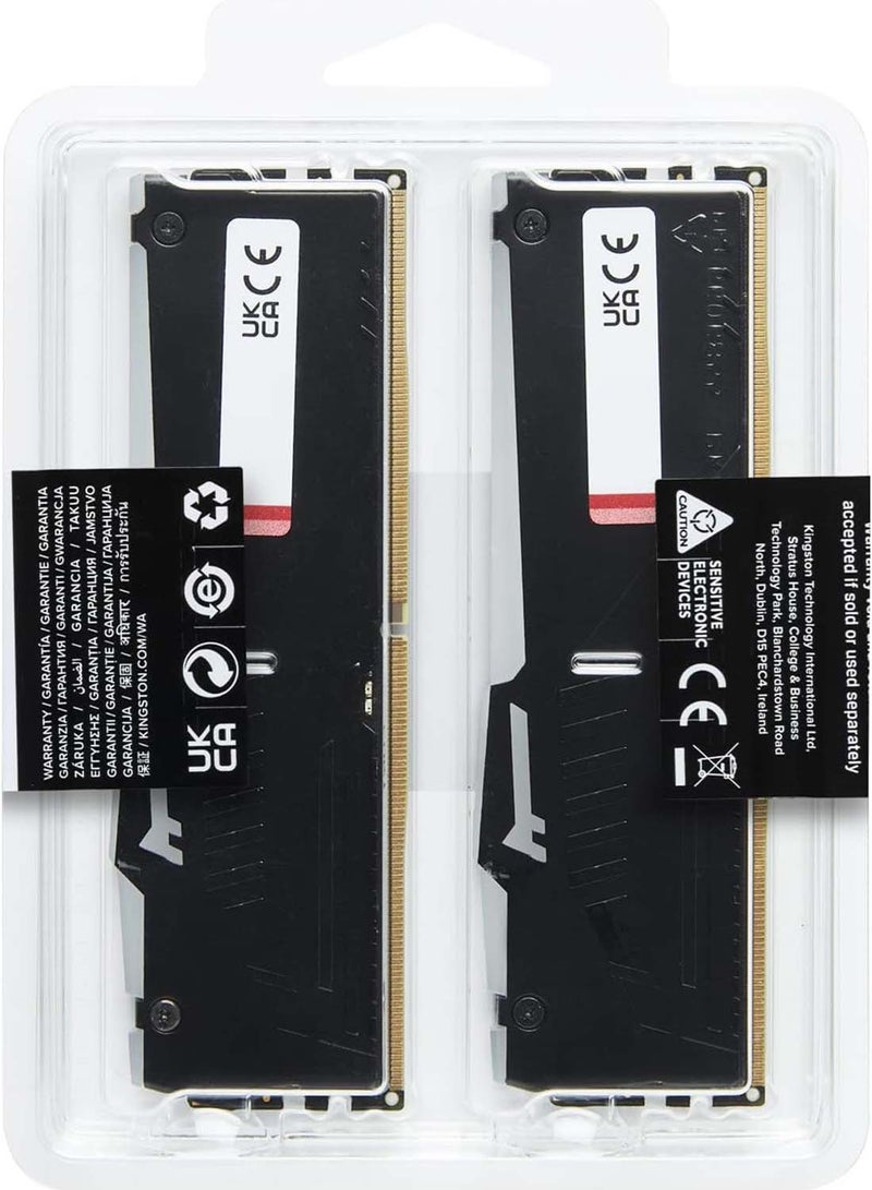 Kingston Fury Beast DDR5 RGB 32GB (2x16GB) 5600MT/s DDR5 CL40 DIMM Desktop Gaming Memory Kit of 2 - KF556C40BBAK2-32  - Image 5